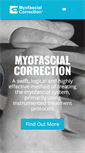 Mobile Screenshot of myofascialcorrection.com