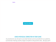 Tablet Screenshot of myofascialcorrection.com